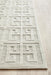 Luxor Natural & White Art Deco Square Luxury Runner Rug, Rugs, Ozark Home 