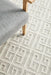 Luxor Natural & White Art Deco Square Luxury Runner Rug, Rugs, Ozark Home 