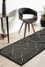 Luxor Black & Gold Art Deco Pattern Luxury Runner Rug, Rugs, Ozark Home 