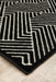 Luxor Black & Gold Art Deco Pattern Luxury Runner Rug, Rugs, Ozark Home 