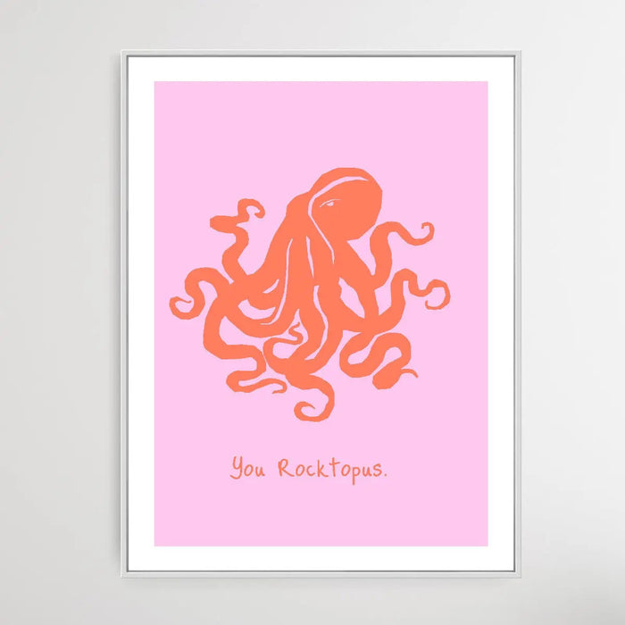 You Rocktopus - Minimalist Octopus Classic Art Print