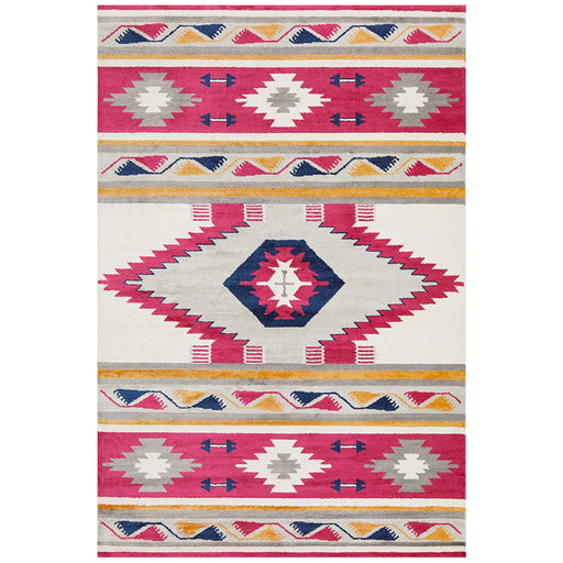 Zile Crimson Aztec Inspired Vintage Rug, Rugs, Ozark Home 