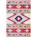 Zile Crimson Aztec Inspired Vintage Rug, Rugs, Ozark Home 