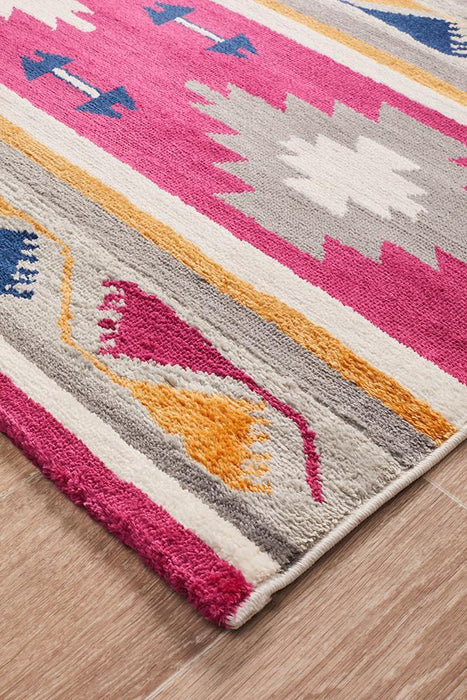 Zile Crimson Aztec Inspired Vintage Rug, Rugs, Ozark Home 