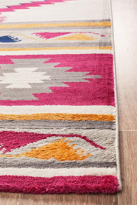 Zile Crimson Aztec Inspired Vintage Rug, Rugs, Ozark Home 