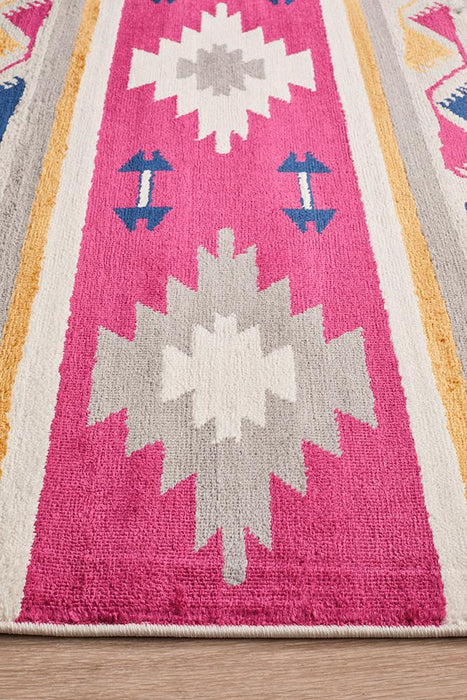 Zile Crimson Aztec Inspired Vintage Rug, Rugs, Ozark Home 