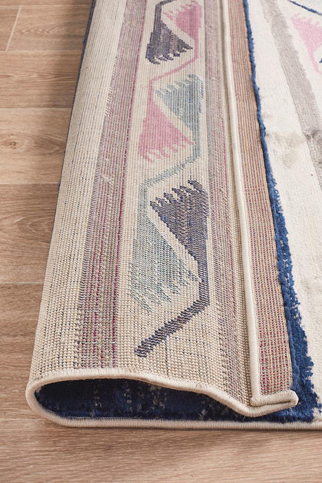 Zile Navy Aztec Inspired Vintage Rug, Rugs, Ozark Home 