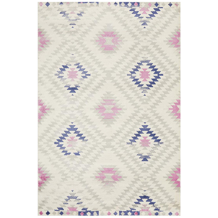 Zile Pastel Static Diamond Vintage Rug, Rugs, Ozark Home 