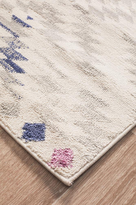 Zile Pastel Static Diamond Vintage Rug, Rugs, Ozark Home 