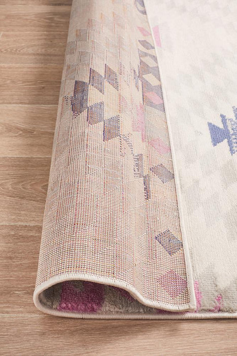 Zile Pastel Static Diamond Vintage Rug, Rugs, Ozark Home 