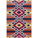 Zile Multicoloured Aztec Inspired Diamond Vintage Rug, Rugs, Ozark Home 