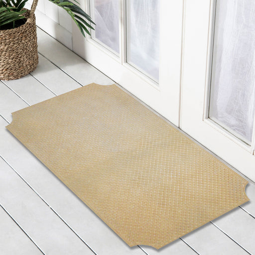 Bone Ployprop Doormat, 90x150cm, Doormats, Ozark Home 