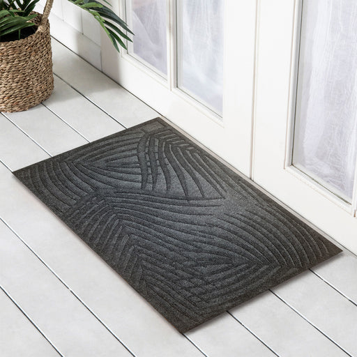 Palm Leaves Polyprop Doormat, 45x75cm, Doormats, Ozark Home 