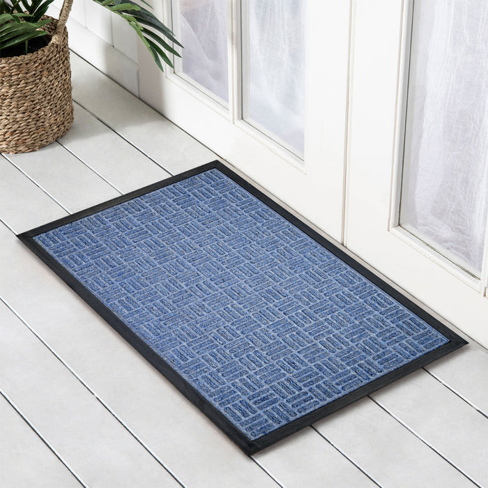 Charcoal Polyprop Doormat, 45x75 cm, Doormats, Ozark Home 