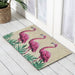 Flamingos PVC Backed Doormat, 45x75cm - Ozark Home