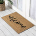 Welcome, PVC Backed Doormat, 45x75cm - Ozark Home