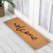 Welcome, Wide PVC Backed Doormat, 45x110cm - Ozark Home