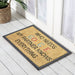 Who Needs Google, Bevelled Coir Doormat, 40x70cm - Ozark Home