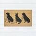 3 Dogs PVC Backed Doormat, 45x75cm - Ozark Home