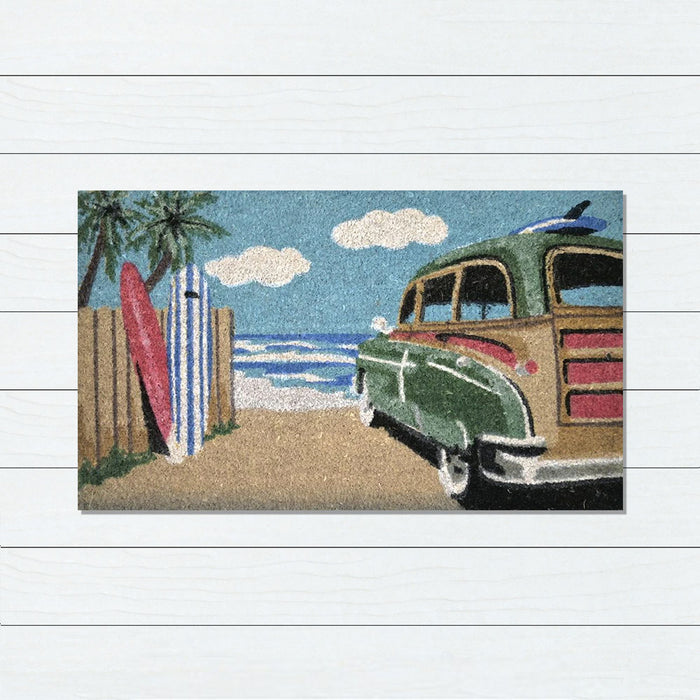 Surf Sand PVC Backed Doormat, 45x75cm - Ozark Home