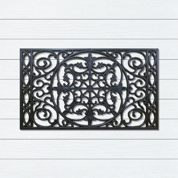 Pattern Circle Rubber Doormat, 45x75cm - Ozark Home