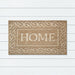 Home Border Embossed Backed Doormat, 45x75cm - Ozark Home