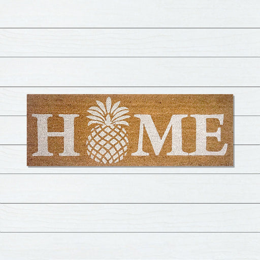 Pineapple Home, Wide PVC Backed Doormat, 45x110cm - Ozark Home