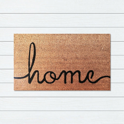 Home Writing PVC Backed Doormat, 50x80cm - Ozark Home