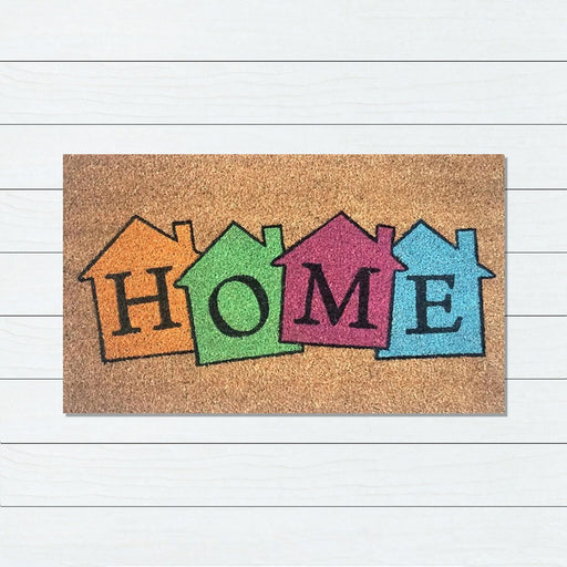 Home 4 PVC Backed Doormat, 45x75cm - Ozark Home