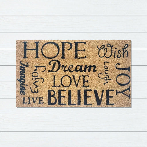 Hope PVC Backed Doormat, 45x75cm - Ozark Home