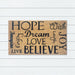 Hope PVC Backed Doormat, 45x75cm - Ozark Home