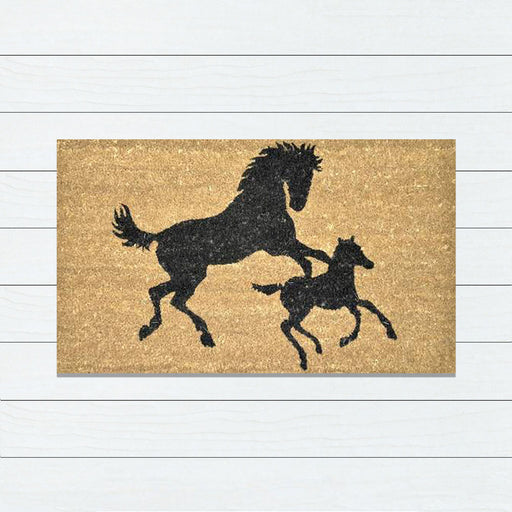 Horses PVC Backed Doormat, 45x75cm - Ozark Home