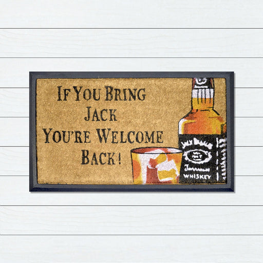 If You Bring Jack, Bevelled Coir Doormat, 40x70cm - Ozark Home