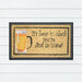 It's Beer O'Clock, Bevelled Coir Doormat, 40x70cm - Ozark Home