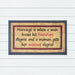 Marriage Is When, Bevelled Coir Doormat, 40x70cm - Ozark Home