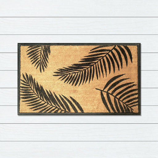 Palm Tree, Bevelled Coir Doormat, 75x120cm - Ozark Home