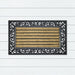 Pattern Rubber & Coir Doormat, 40x70cm - Ozark Home