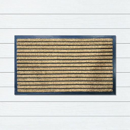 Lines Rubber & Coir Doormat, 60x95cm - Ozark Home