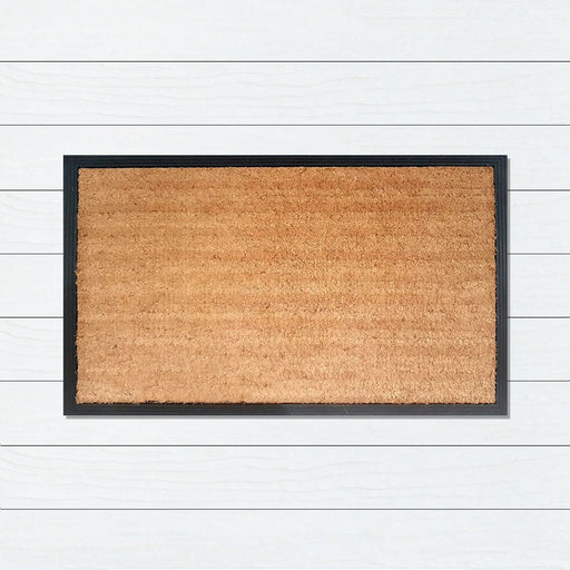 Plain Rubber & Coir Doormat, 60x95cm - Ozark Home