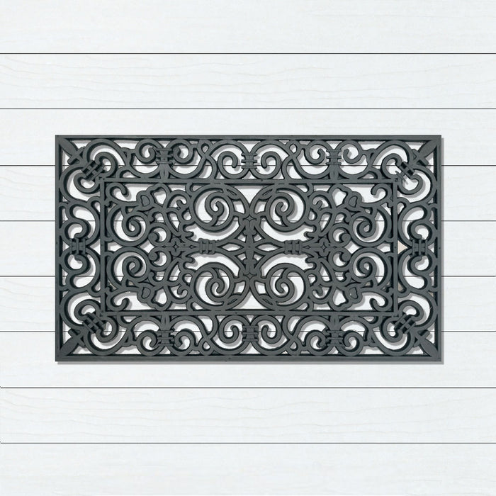 Pattern Rubber Doormat, 45x70cm - Ozark Home