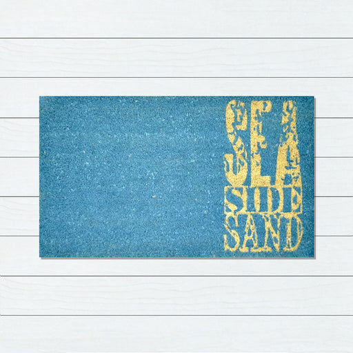 Sea Side Sand PVC Backed Doormat, 45x75cm - Ozark Home