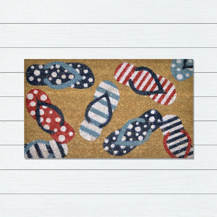 Thongs PVC Backed Doormat, 45x75cm - Ozark Home