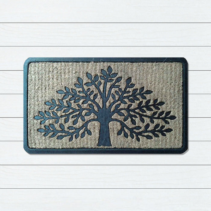 Tree of Life Rubber & Coir Doormat, 40x70cm - Ozark Home