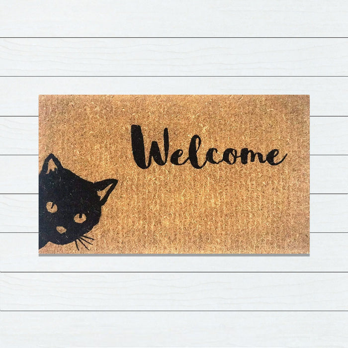 Welcome Cat, Premium FM2 Doormat, 50x80cm - Ozark Home