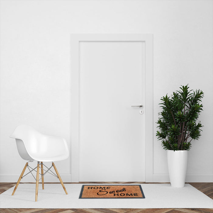 Home Sweet Home Rubber & Coir Doormat, 40x70cm - Ozark Home