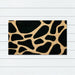 Giraffe King PVC Backed Doormat, 60x40cm - Ozark Home