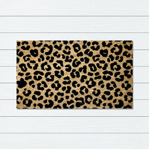 Leopard King PVC Backed Doormat, 60x40cm - Ozark Home