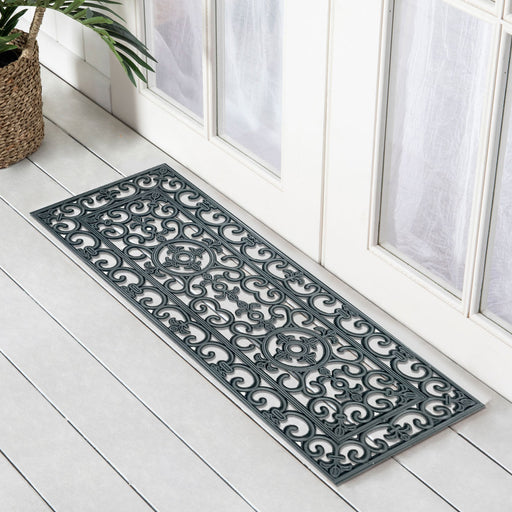 Pattern Wide Rubber Doormat, 45x120cm - Ozark Home